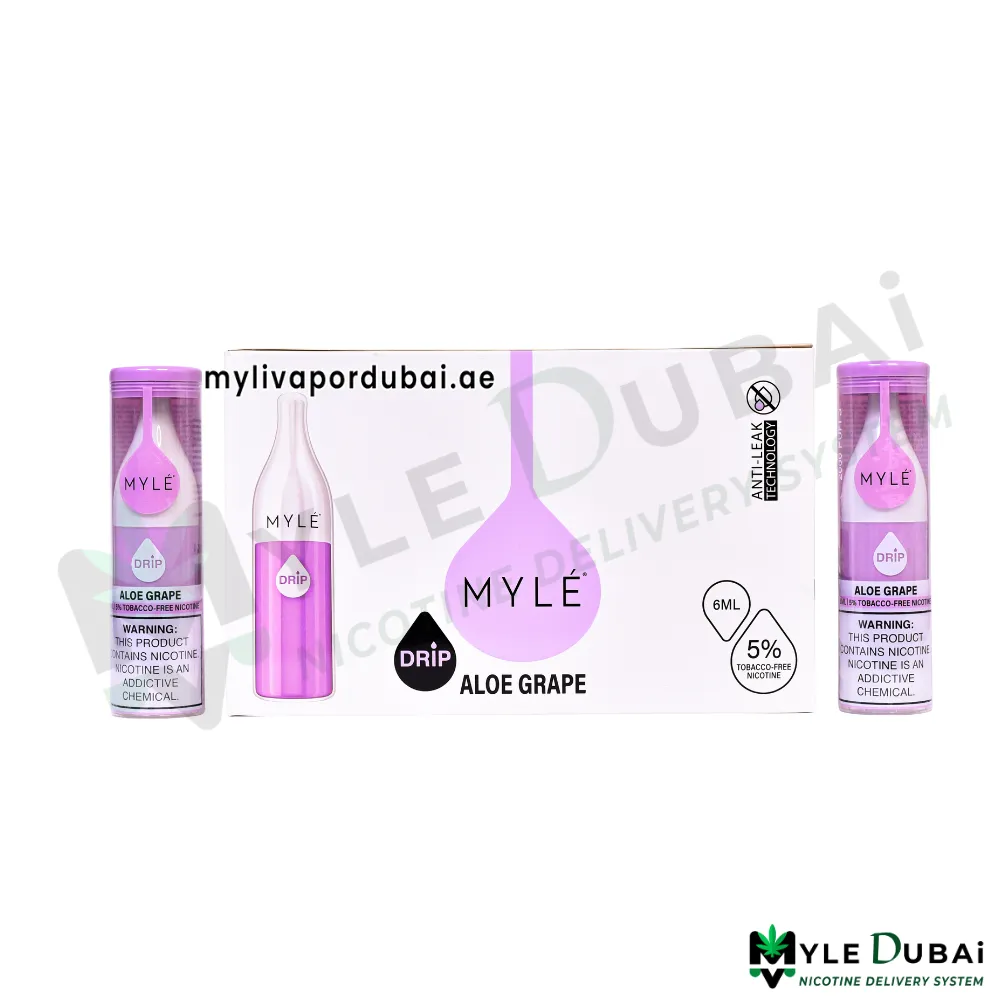 Myle Drip Aloe Grape Disposable Device