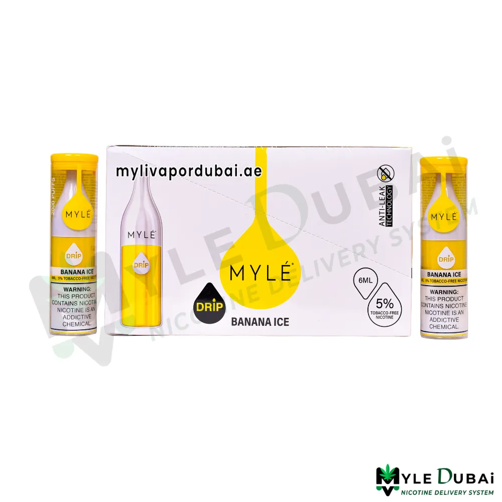 Myle Drip Frozen Bananas Disposable Device