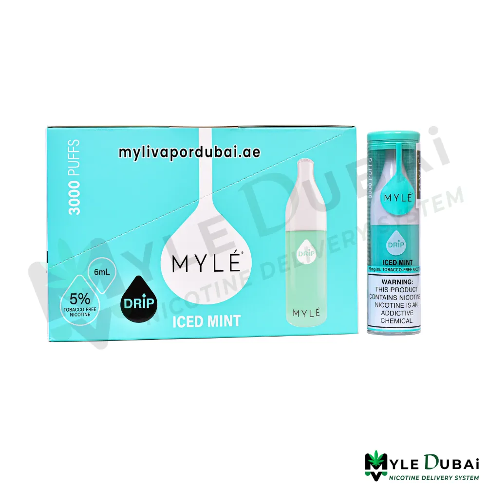 Myle Drip Iced Mint Disposable Device