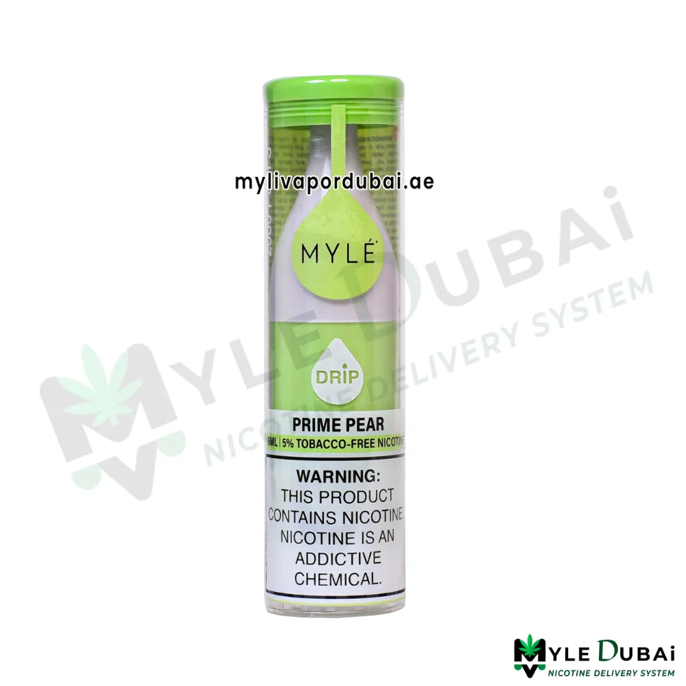 Myle Drip Prime Pear Disposable Device