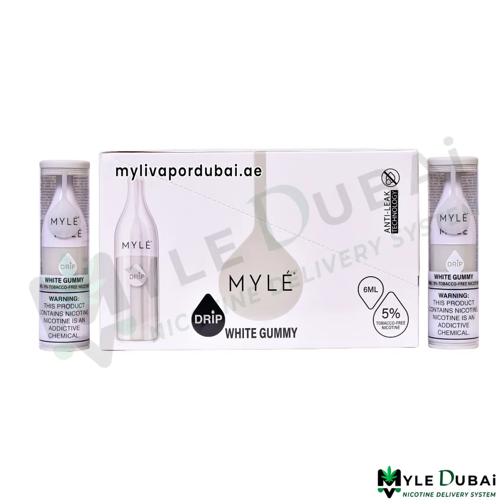 Myle Drip White Gummy Disposable Device