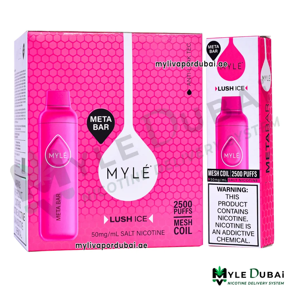 Myle Meta Bar Lush Ice Disposable Device