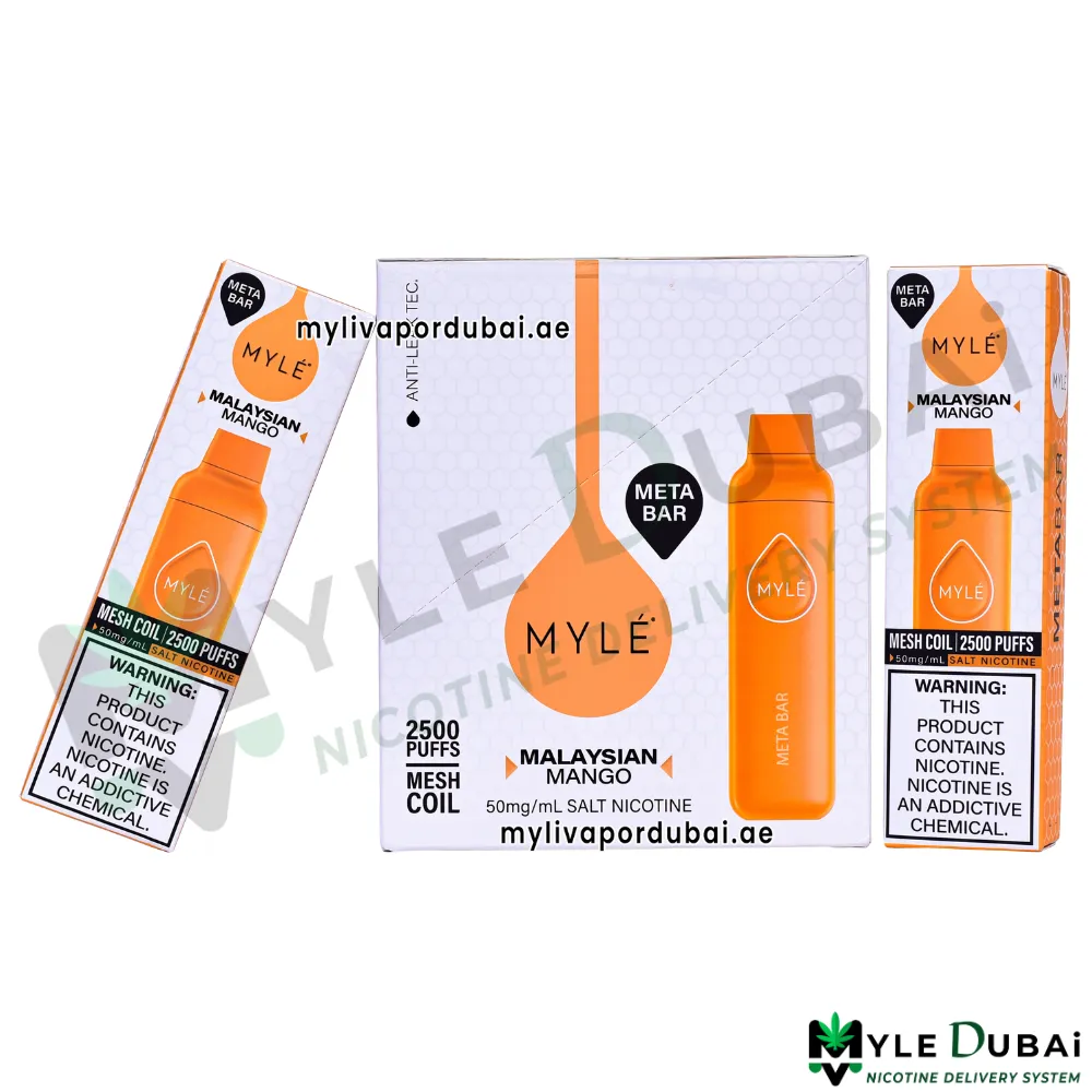 Myle Meta Bar Malaysian Mango Disposable Device