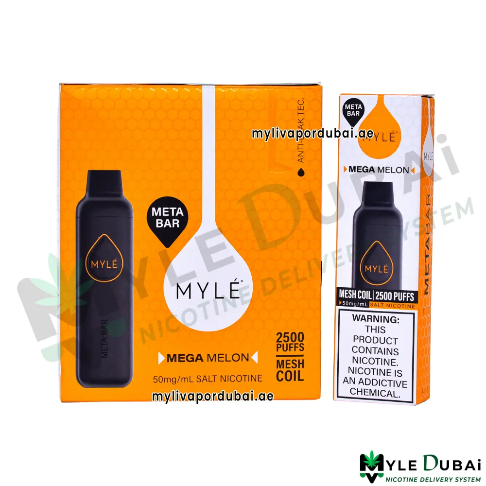 Myle Meta Bar Mega Melon Disposable Device