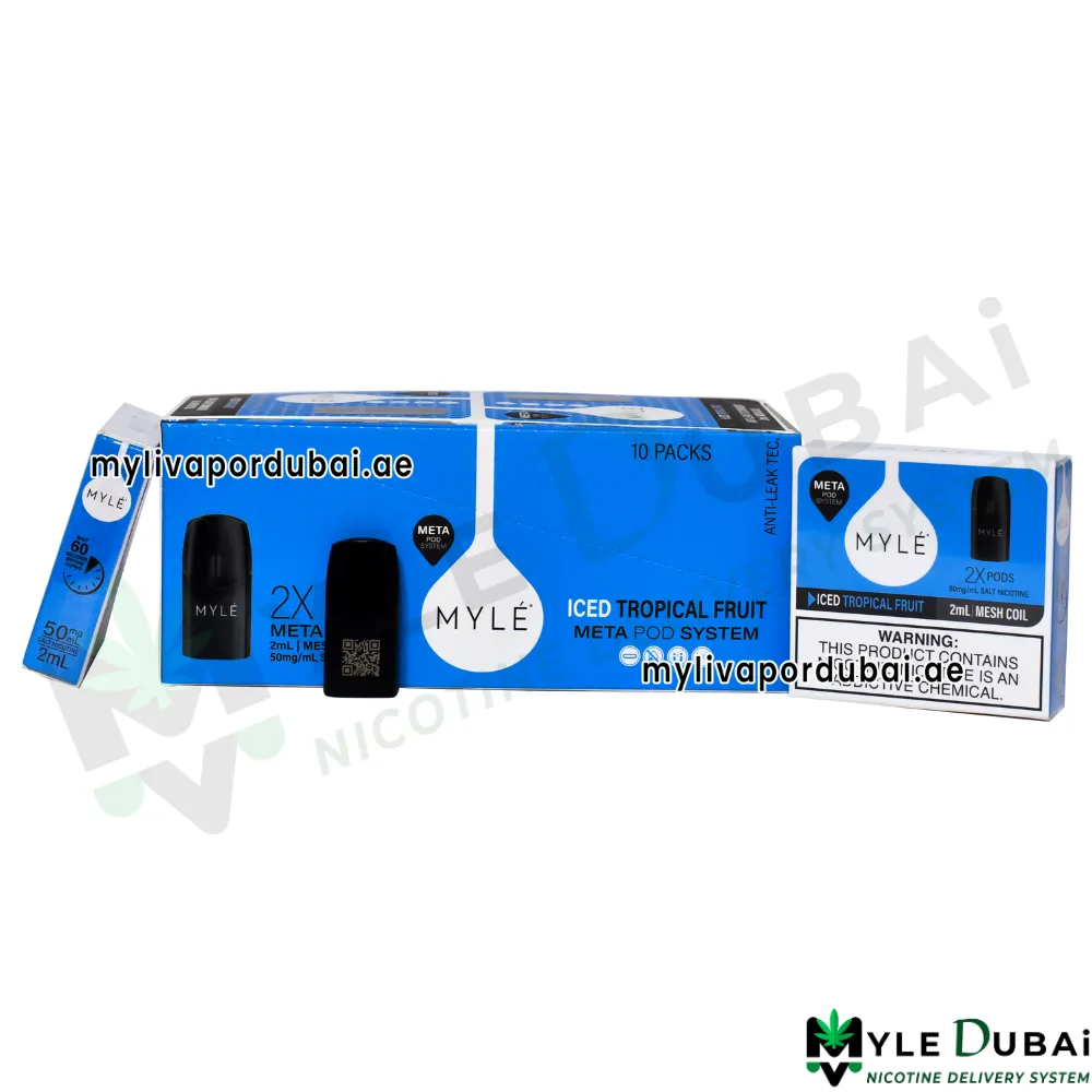 Myle Meta V5 Iced Tropical Fruit Pods