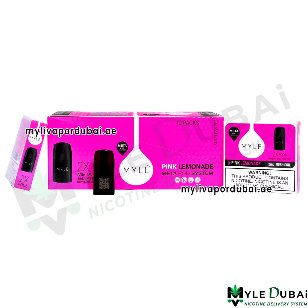 Myle Meta V5 Pink Lemonade Pods