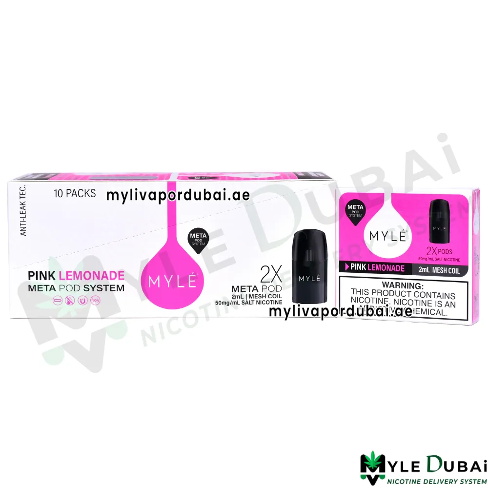 Myle Meta V5 Pink Lemonade Pods