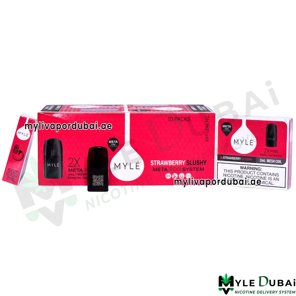 Myle Meta V5 Strawberry Slushy Pods