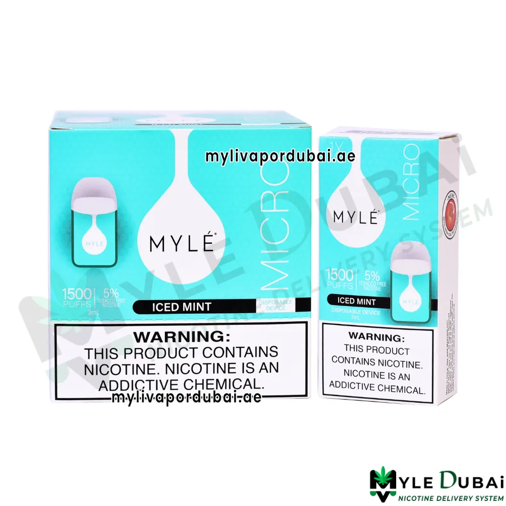 Myle Micro Iced Mint Disposable Device