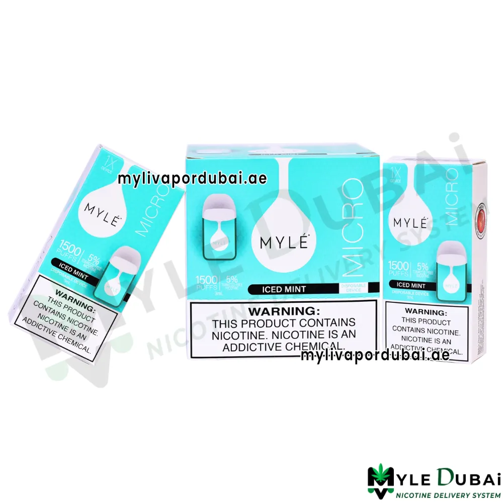 Myle Micro Iced Mint Disposable Device