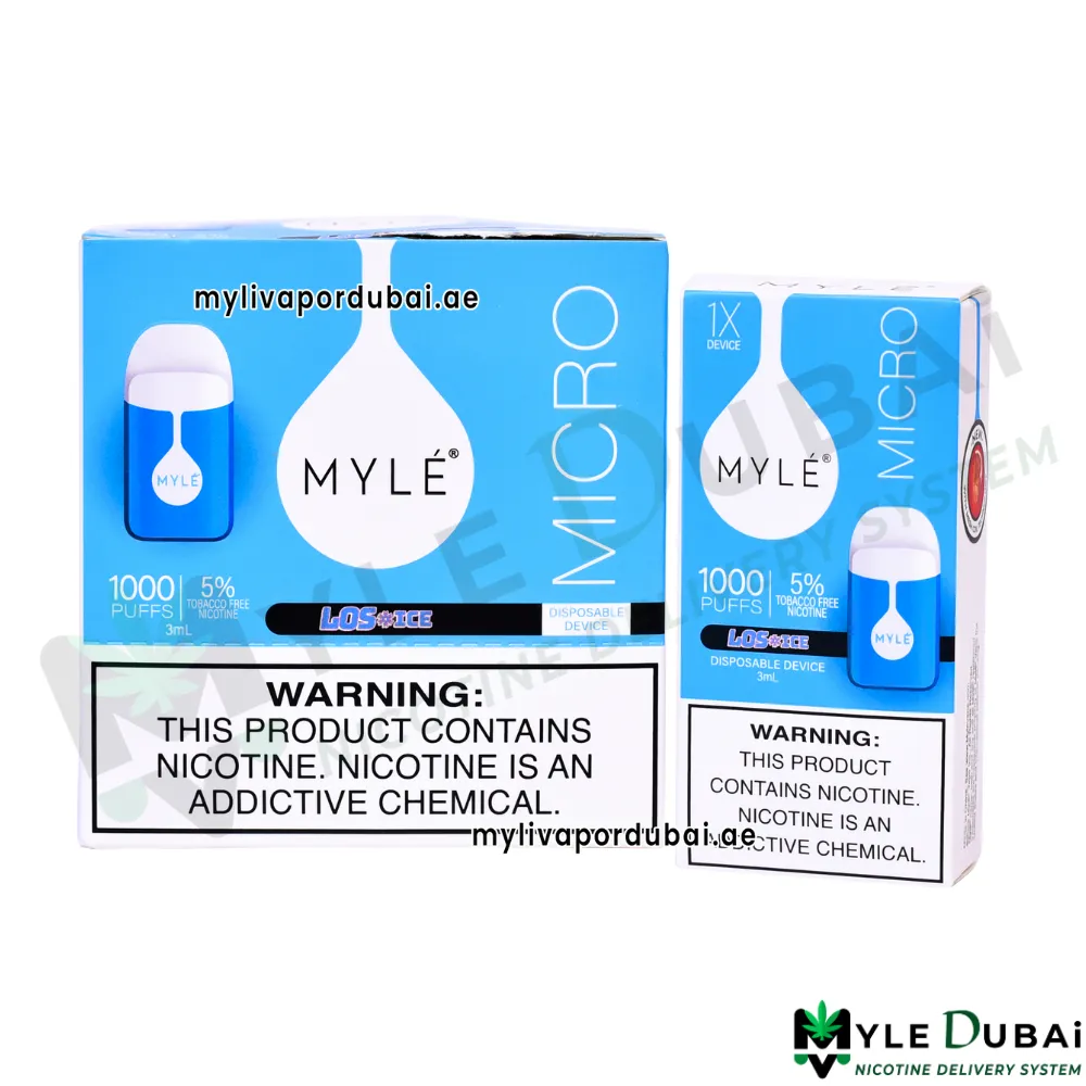 Myle Micro Los Ice OG: Lush Ice Disposable Device