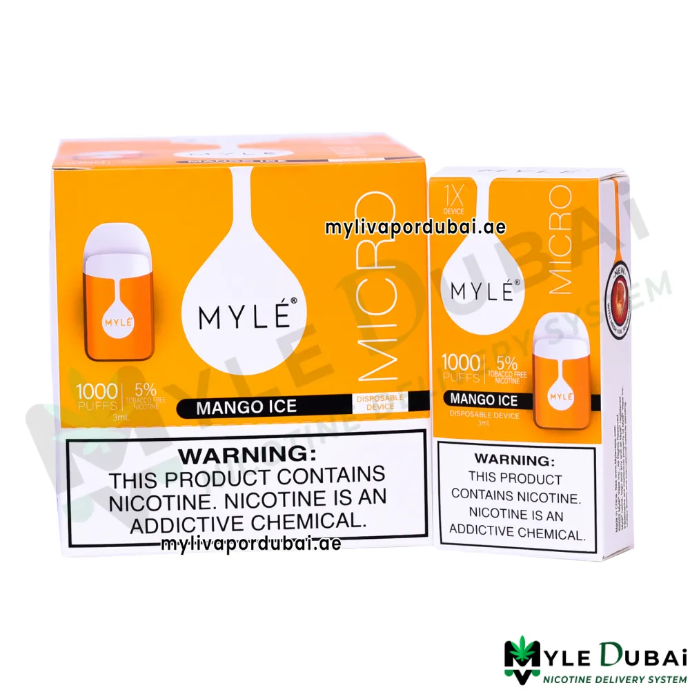 Myle Micro Mango Ice Disposable Device