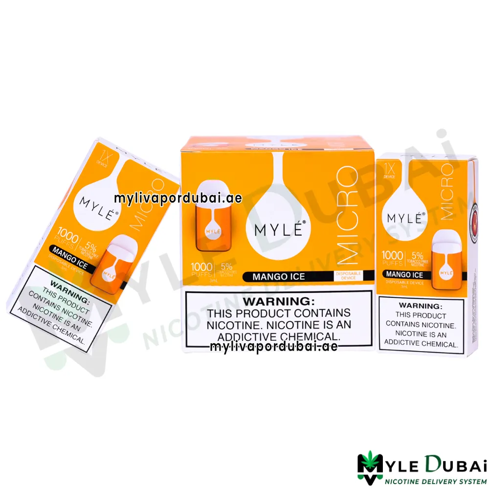 Myle Micro Mango Ice Disposable Device