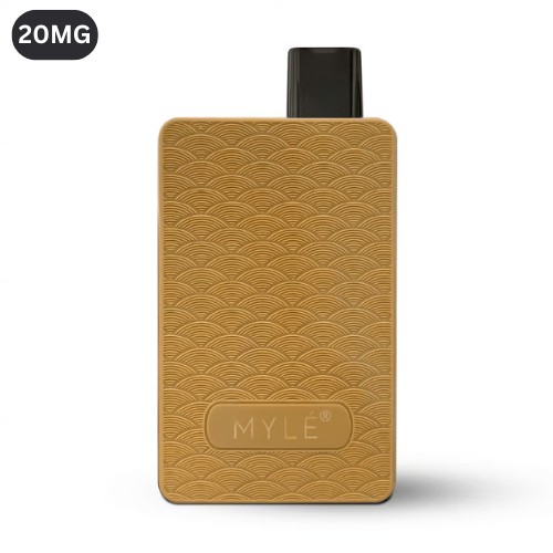 Myle Mini Box Tobacco Gold Disposable Device