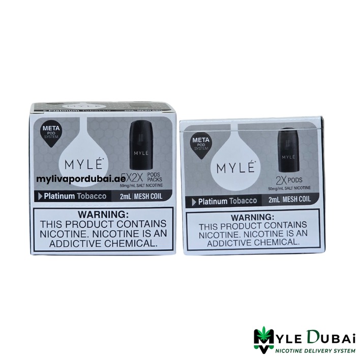 Myle Meta V5 Platinum Tobacco Pods