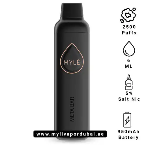 Myle Meta Bar Georgia Peach Disposable Device