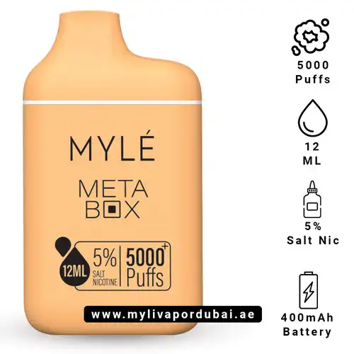Myle Meta Box Malaysian Mango Disposable Device