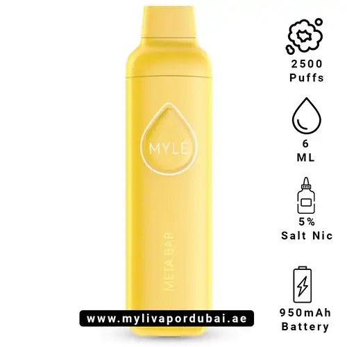 Myle Meta Bar Pineapple Mango Peach Disposable Device